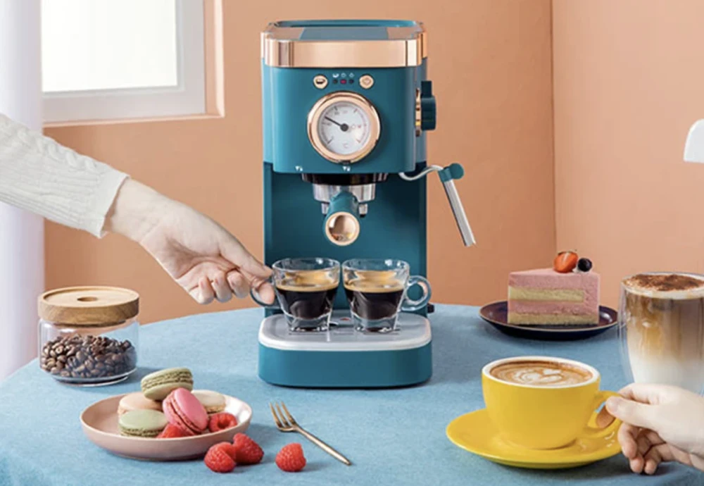 espresso machine with coffee grinder