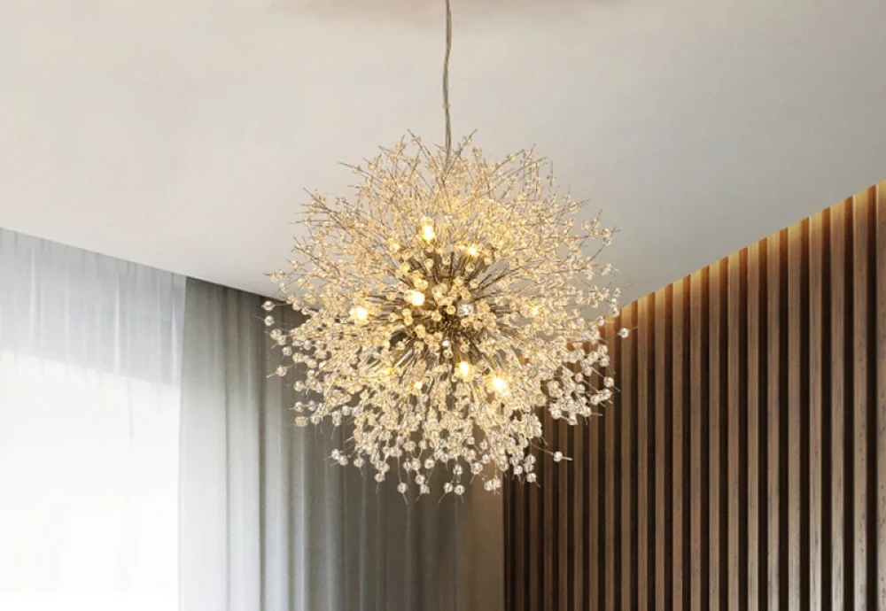 crystal sphere chandelier