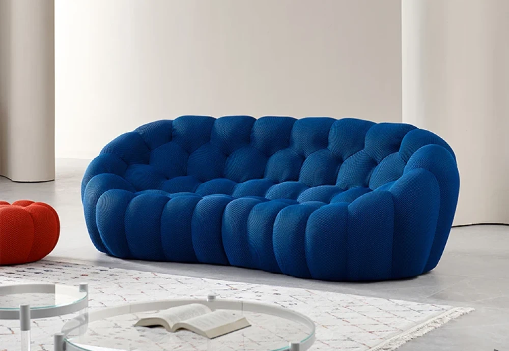 blue couch bubble